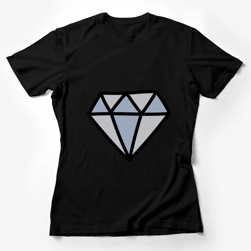 Icône de diamant stylisée Femme T-Shirt