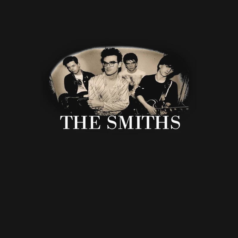 The Smiths - Iconic 1980s Alternative Rock Band Portrait Male T-Shirt