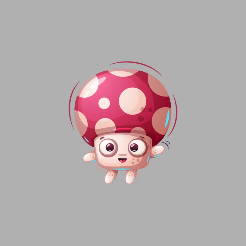 Champignon Kawaii Heureux Homme Débardeur