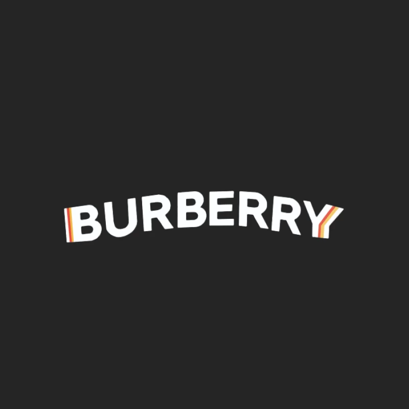 Design du Logo Burberry avec Bandes Colorées Femme Sweat-shirt à enfiler