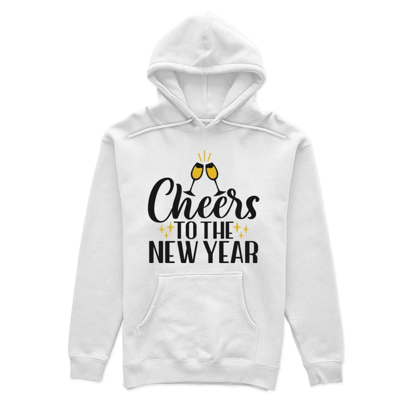 Santé à la Nouvelle Année avec des Flûtes Femme Sweat à capuche