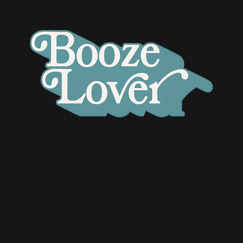 Booze Lover - Original Typography Design Mouse Pad