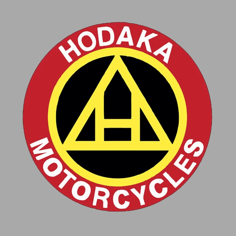 Vintage Hodaka Motorcycles Logo Design Male Pullover Hoodie