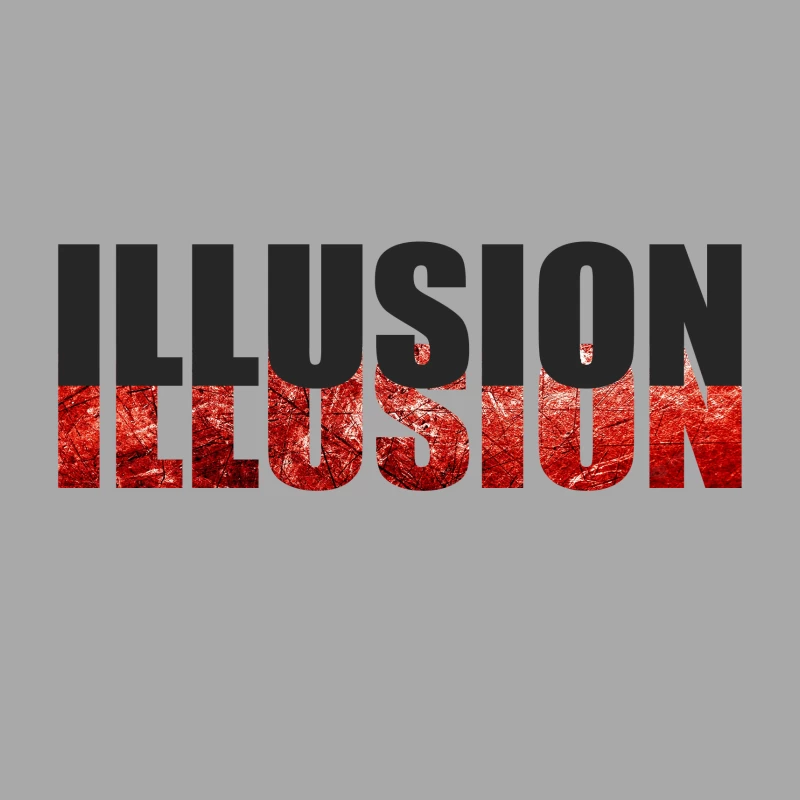 Artistic Representation of Illusion Male Pullover Hoodie