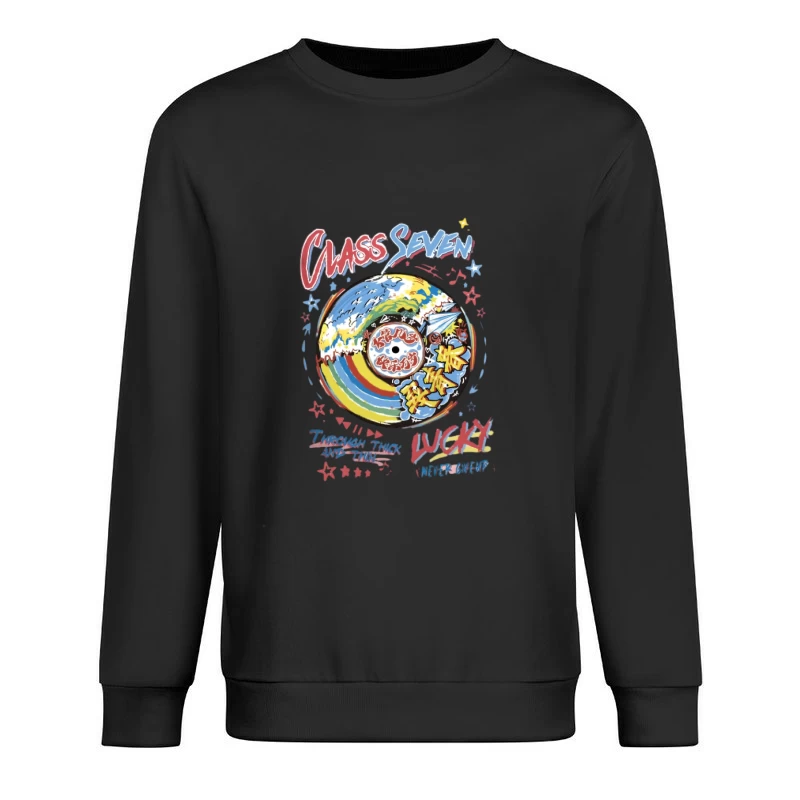 Klasse Sieben Glücksdesign Herren Pullover Sweatshirt