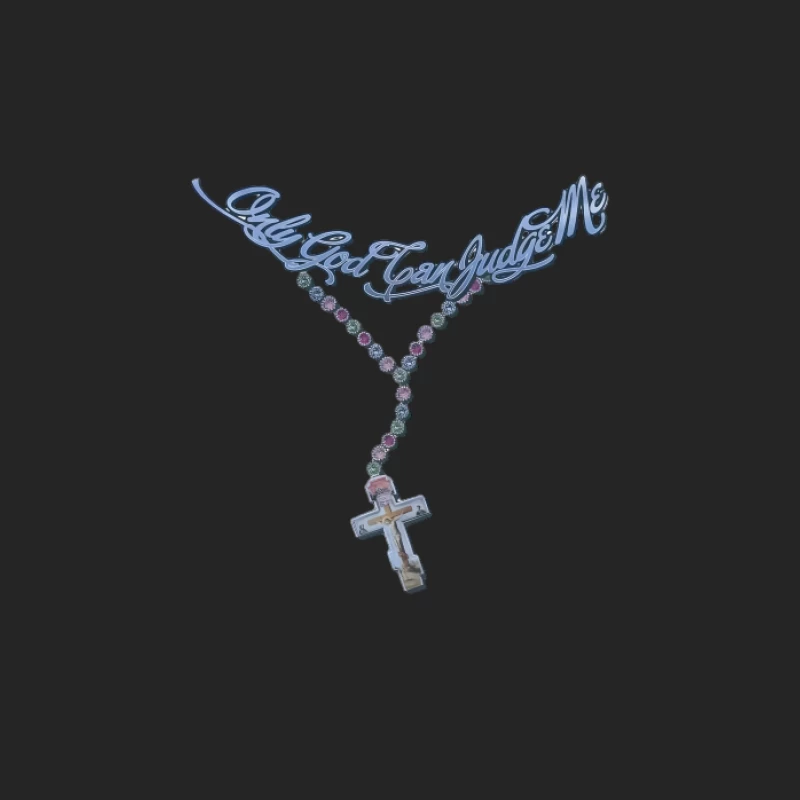 Chapelet avec croix et phrase Homme Sweat-shirt à enfiler