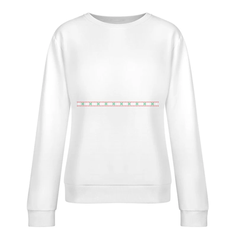 Motif ethnique géométrique Femme Sweat-shirt à enfiler
