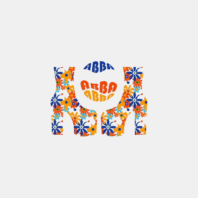 Abba Band Flowers Art Bucket Hat