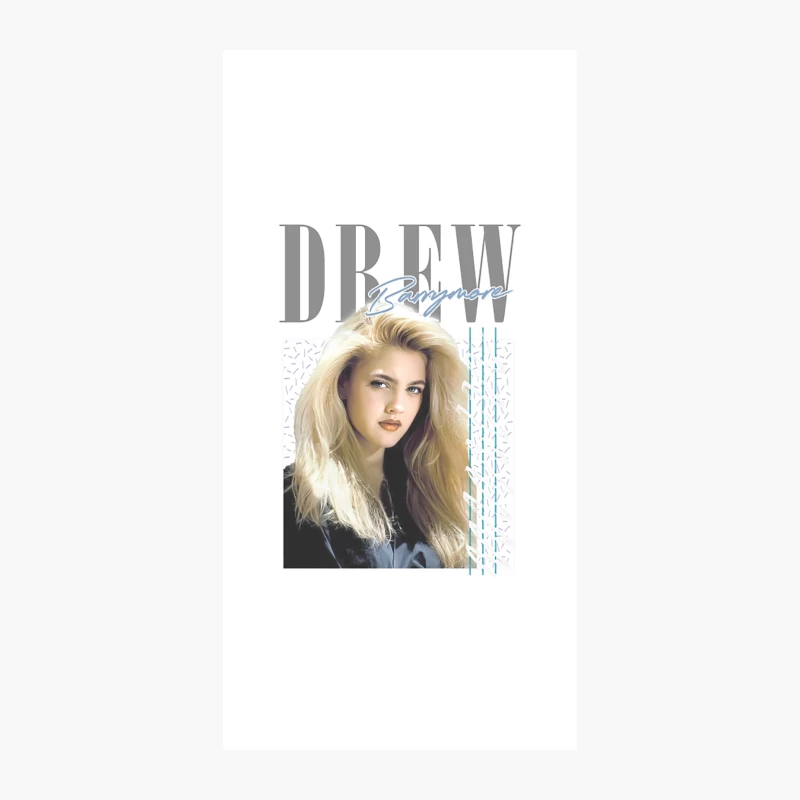 Drew Barrymore  90s Retro Aesthetic Design iPhone Case