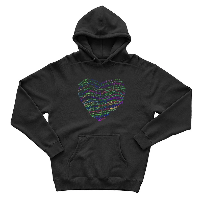 Coldplay Lyrics Art Male Pullover Hoodie