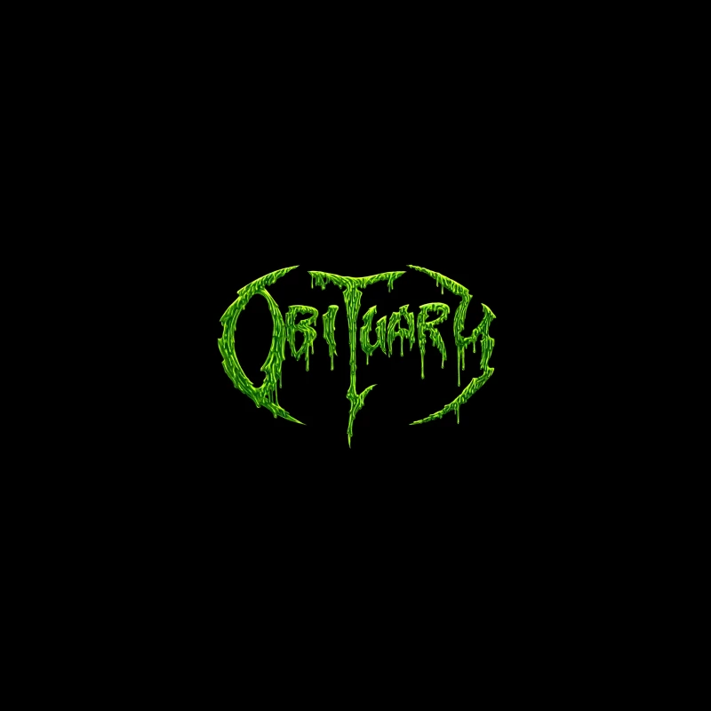 Obituary Green Logo iPhone Case