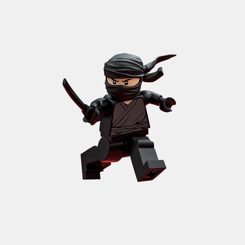 LEGO Ninja Minifigure with Sword Male Tank Top