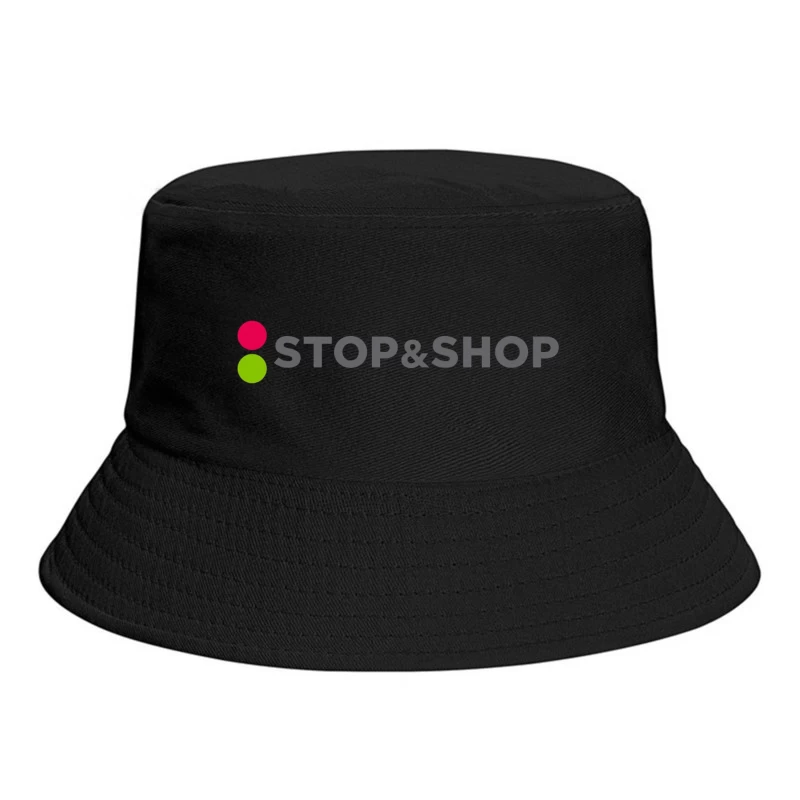 Stop & Shop Retail Brand Logo with Traffic Light Design Bucket Hat