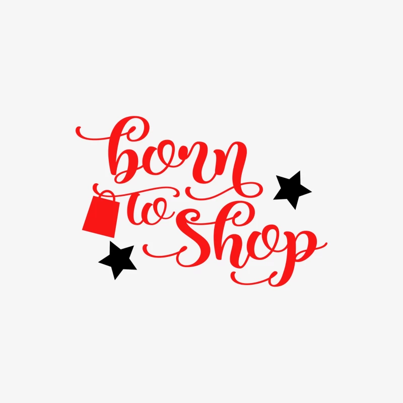 Motif de shopping stylé Femme Manches Longues T-Shirt