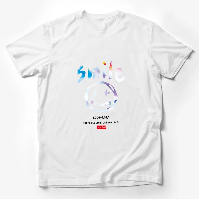 Fröhliches Smiley-Gesicht Design Herren T-Shirt