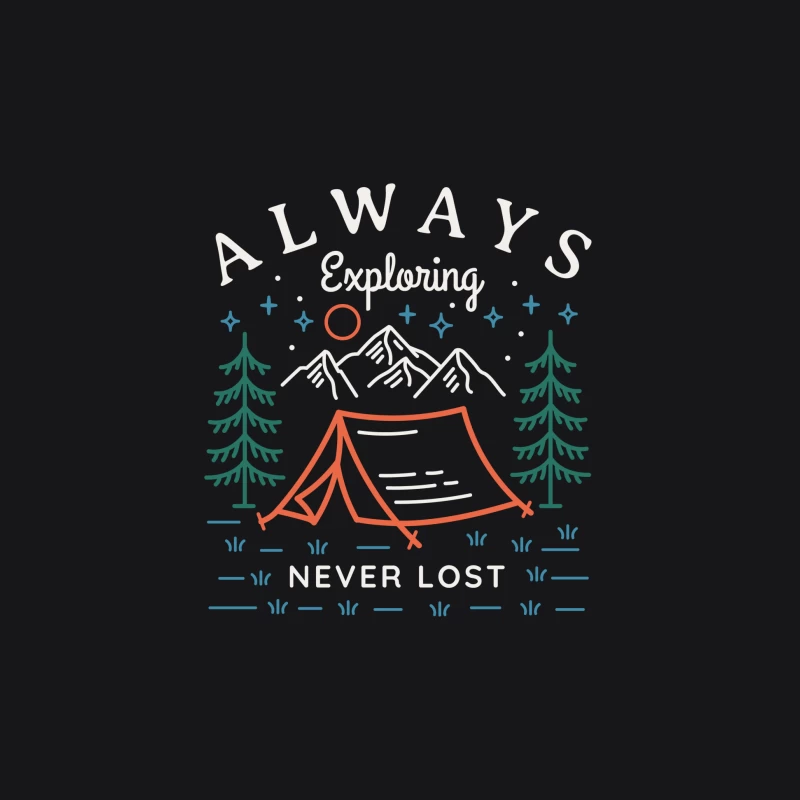 Erkundung und Camping-Abenteuer Herren Pullover Hoodie