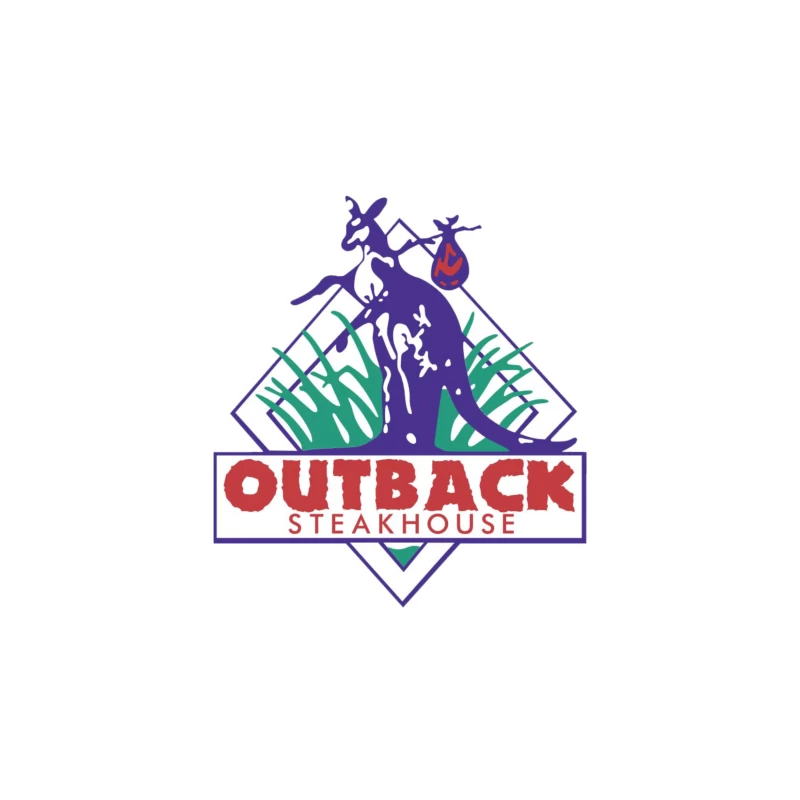 outback steakhouse logo 3 Throw Pillow