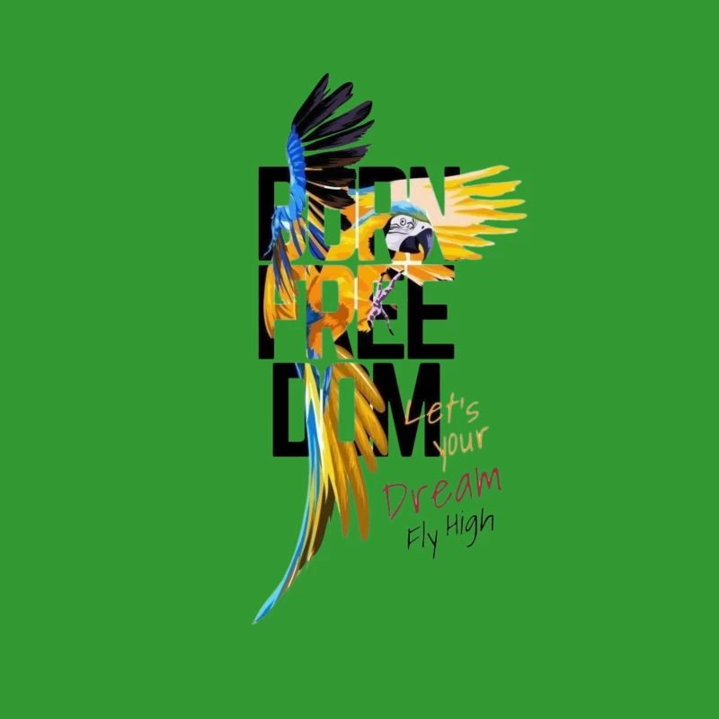 Born Free: Let Your Dreams Fly High Throw Pillow