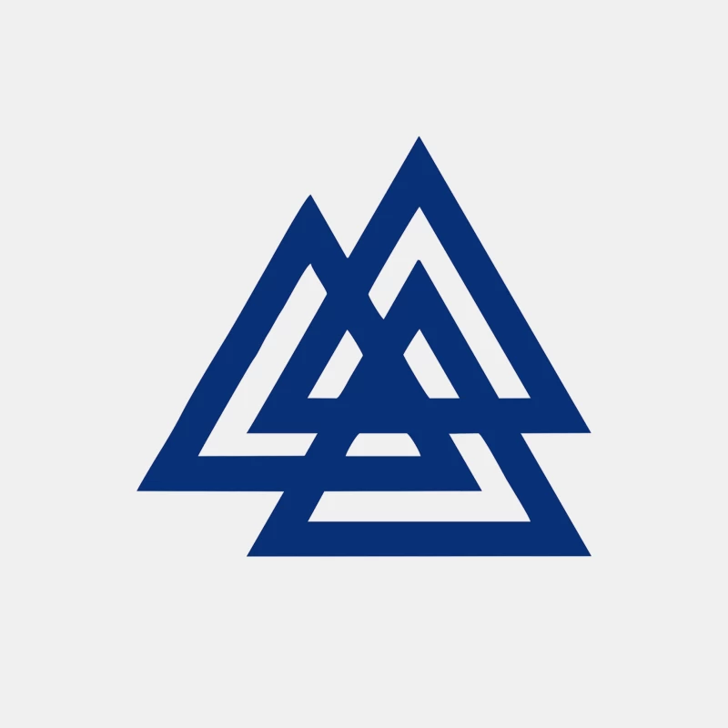 Valknutr Knoten der Gefallenen Odin Nordisch Symbol Aspekte Wotan Male Tank Top