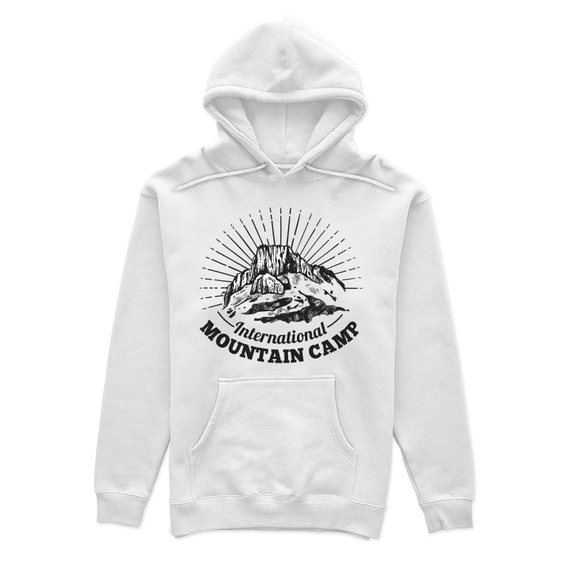 Internationales Berglager Logo Damen Pullover Hoodie