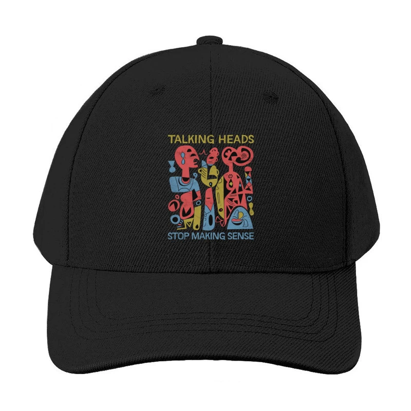 Talking Heads "Stop Making Sense" Abstract Album Art Baseball Cap