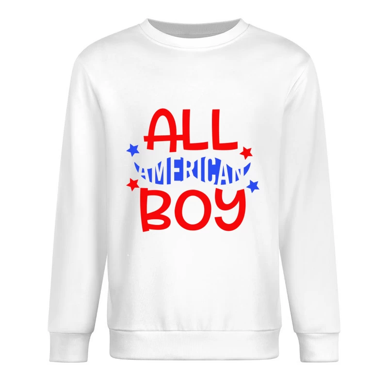 Design vintage 'All American Boy' Homme Sweat-shirt à enfiler