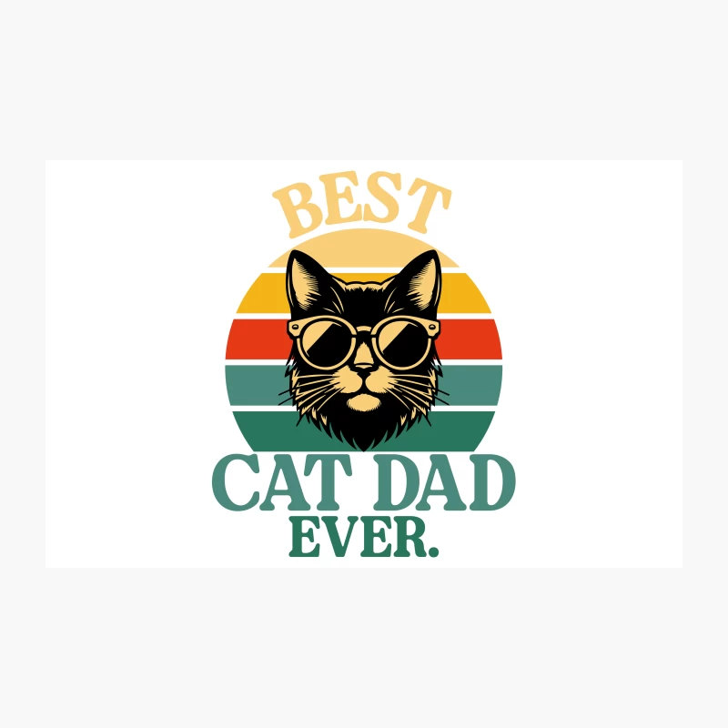 Best Cat Dad Ever Funny Cat Lover Daddy Travel Mug