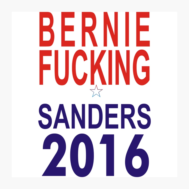 Bernie Fucking Sanders 2016 For Americans President Pin