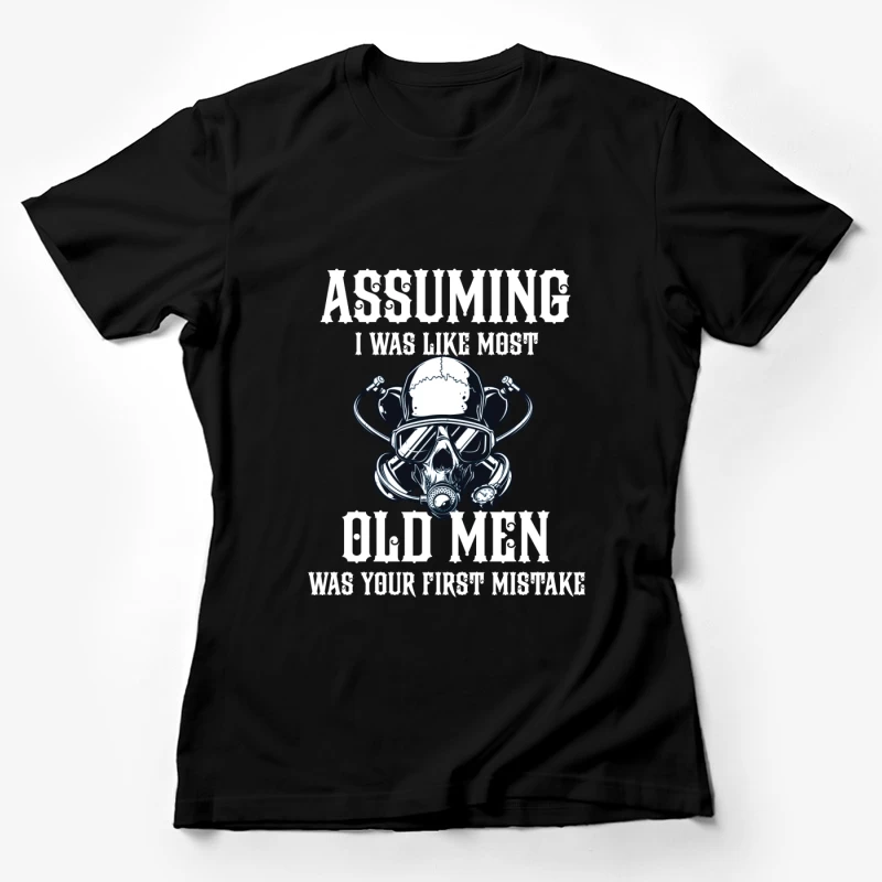 Casque de motard audacieux Femme T-Shirt