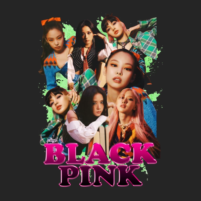 BLACKPINK Music Group Collage Male Pullover Sweatshirt