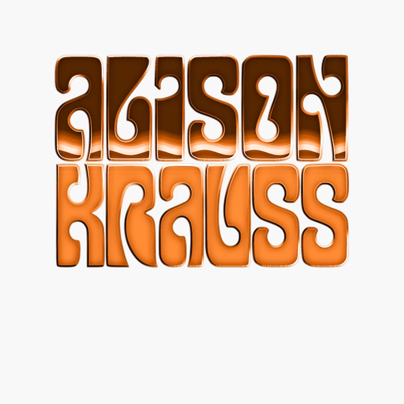 Alison Krauss  Retro Fan Design Cotton Tote Bag