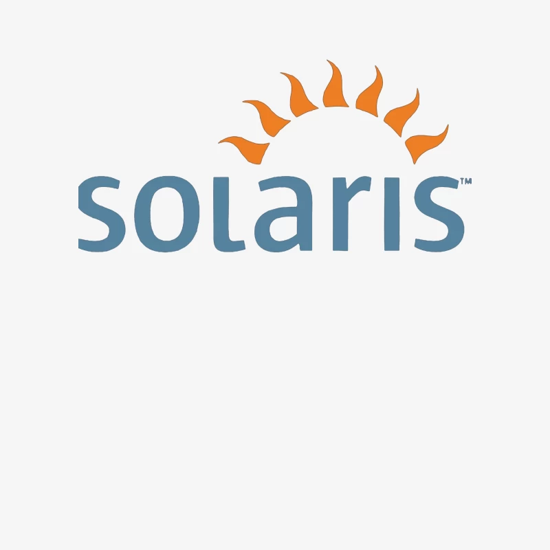 Solaris Operating System Logo with Sun Symbol Male Pullover Sweatshirt