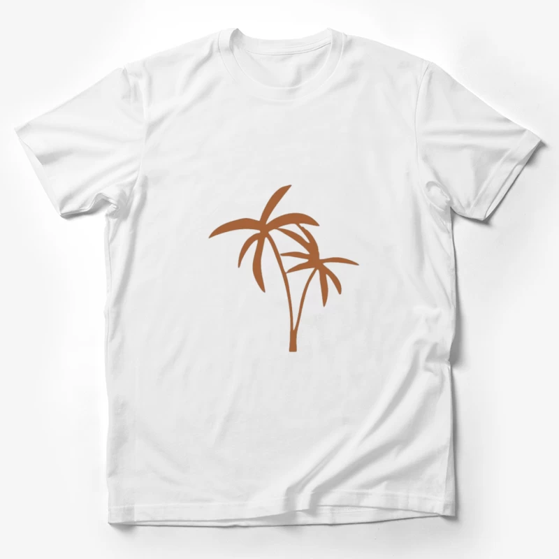 Design Silhouette de Palmiers Homme T-Shirt