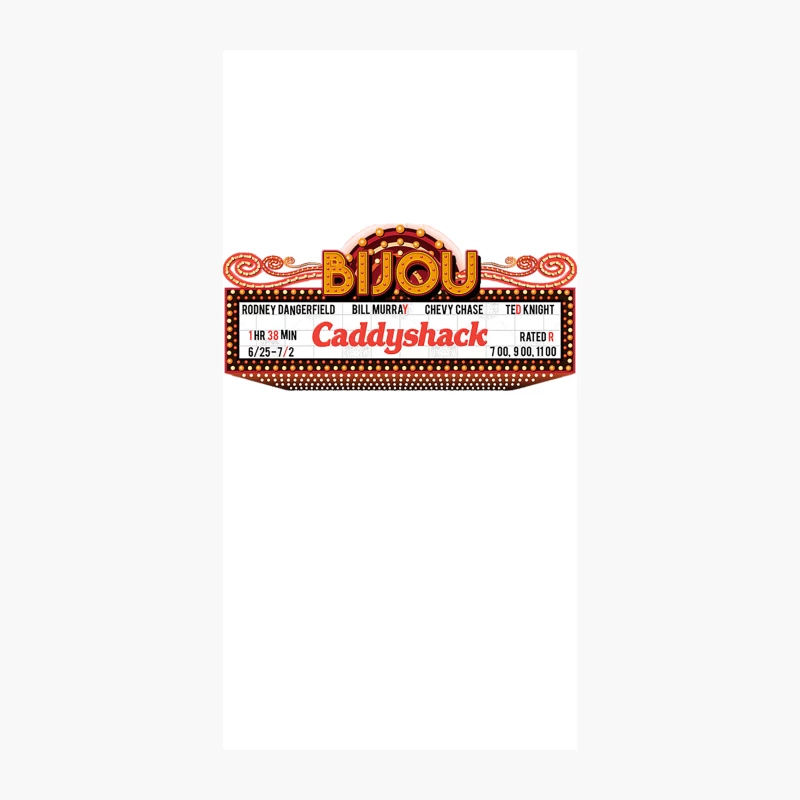 Caddyshack Marquee iPhone Case