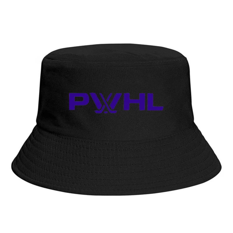 PWHL (Premier Women's Hockey League) Logo in Purple Bucket Hat