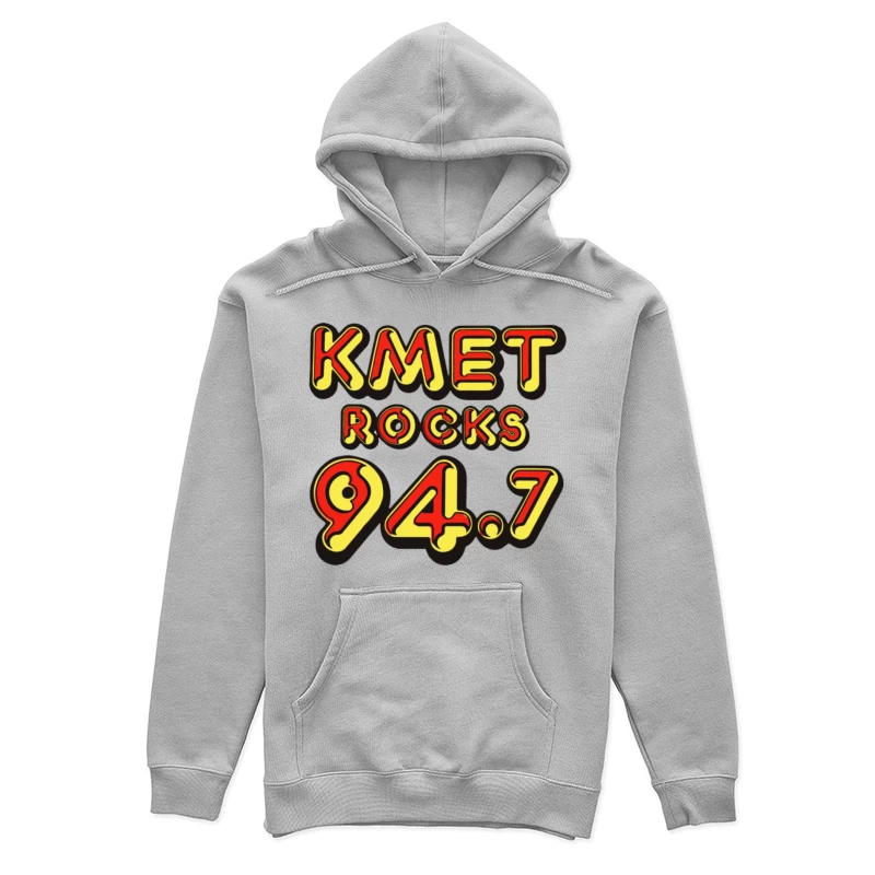 KMET 94.7 Retro Radio Female Pullover Hoodie