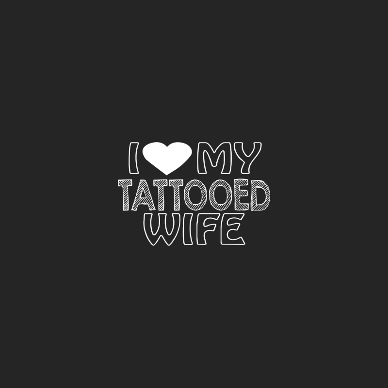 J'aime ma femme tatouée Homme Sweat-shirt à enfiler