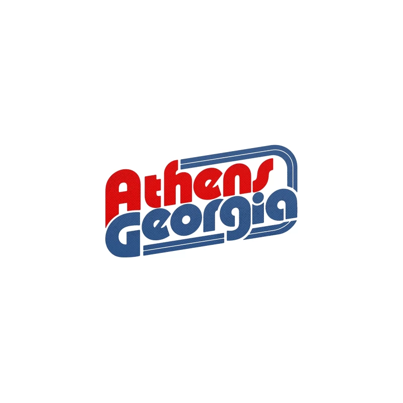 Retro Typography Design for Athens, Georgia Coffee Mug