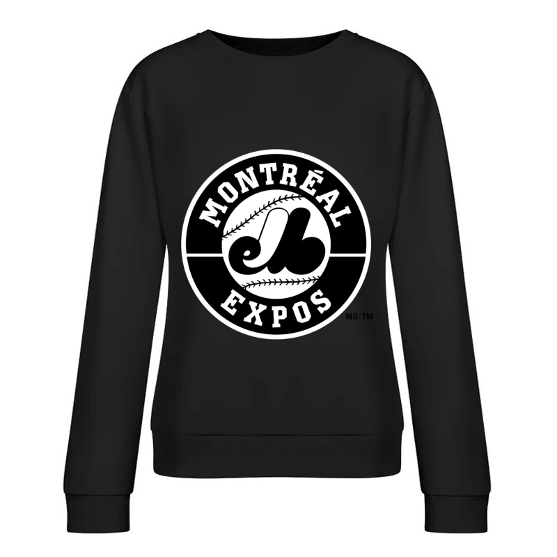 montreal expos 1969 Female Pullover Sweatshirt