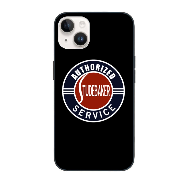 Vintage Authorized Studebaker Service Station Logo iPhone Case