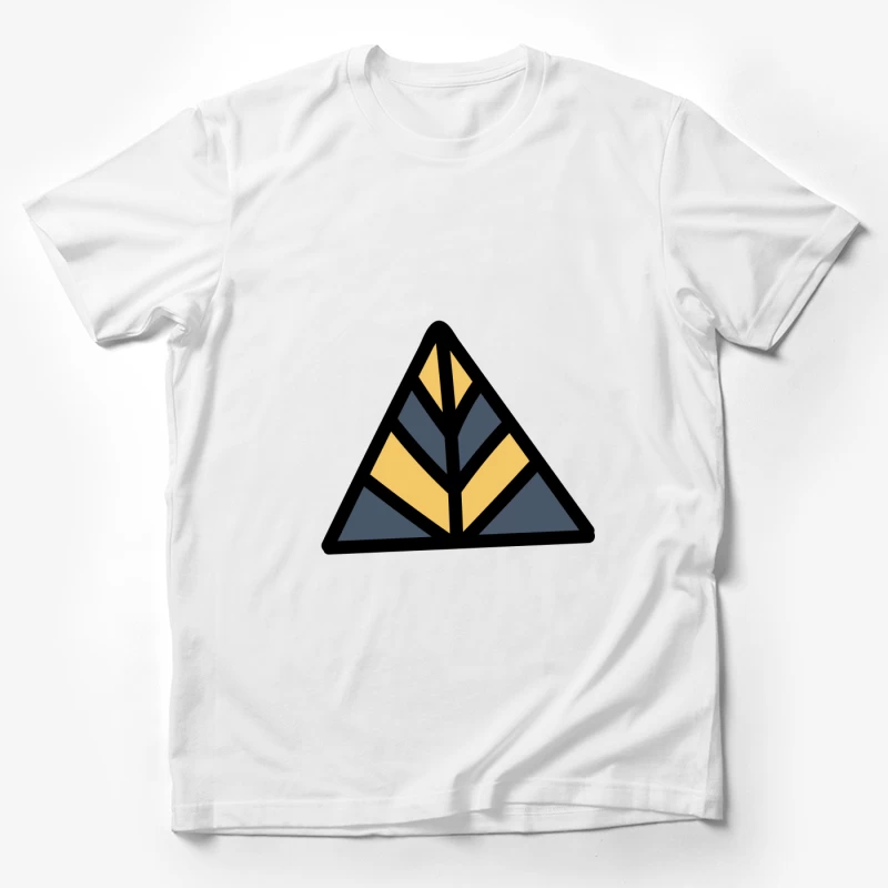 Motif géométrique triangulaire Homme T-Shirt
