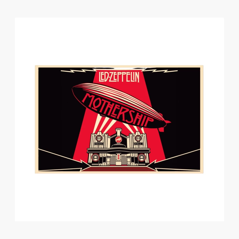 Led Zeppelin Monstership Throw Pillow