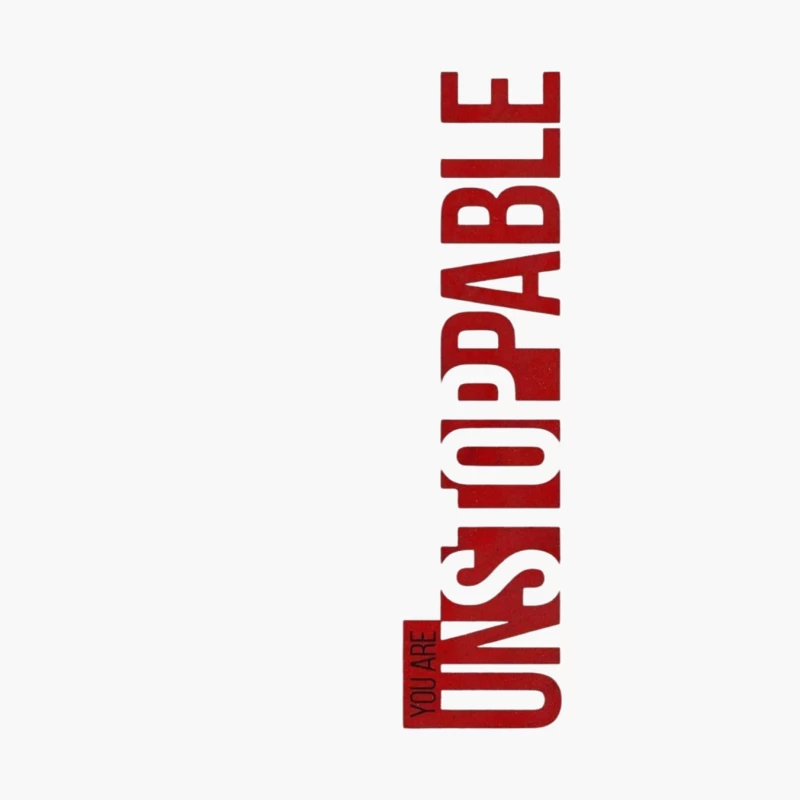 Unstoppable Empowerment Message Cotton Tote Bag