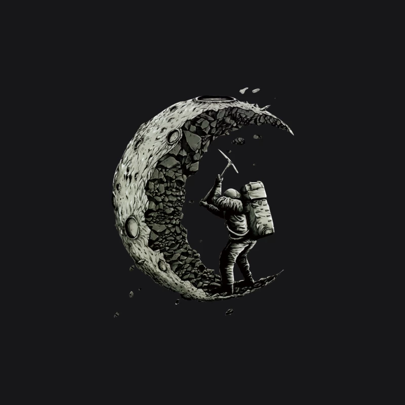 Astronaut bearbeitet Mond Damen Pullover Hoodie