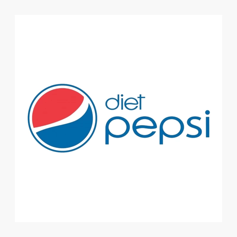 Diet Pepsi Logo: Iconic Blue and Red Soft Drink Brand Pin