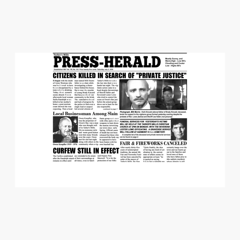 Silver Bullet Newspaper Travel Mug