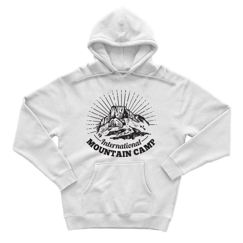 Internationales Berglager Logo Herren Pullover Hoodie