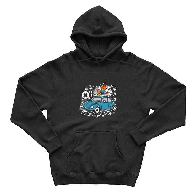 Voiture vintage sportive Homme Sweat à capuche