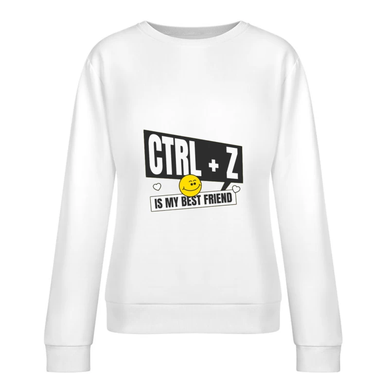Joie d'annuler avec Smiley Femme Sweat-shirt à enfiler