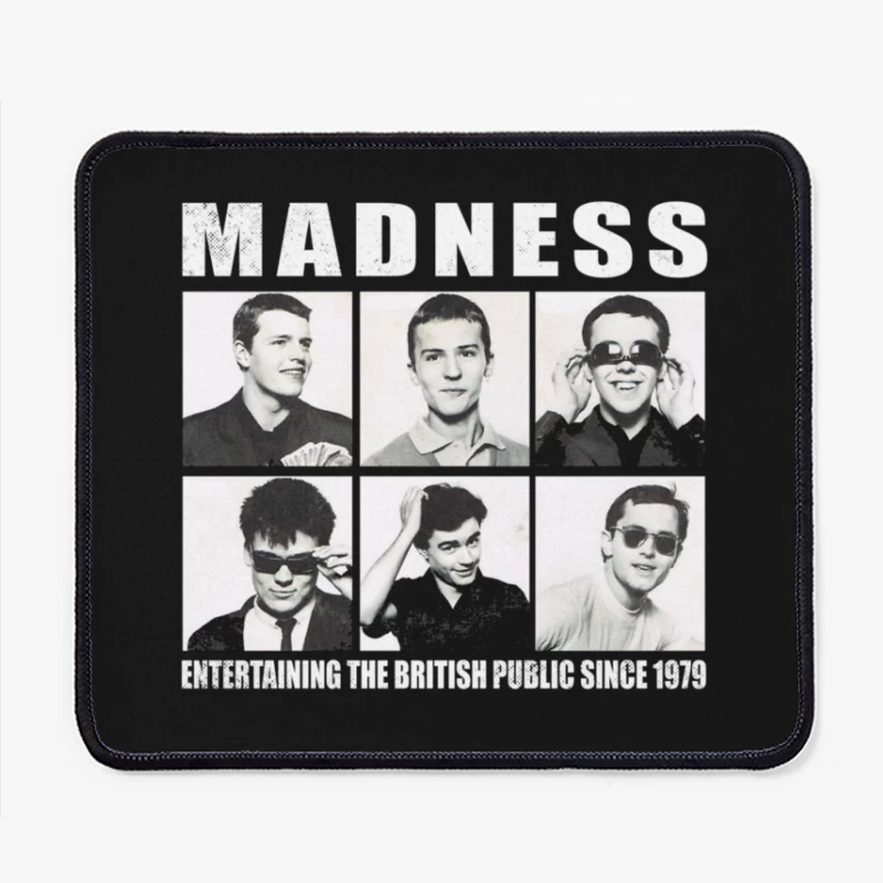 Vintage Portrait Collection of British Ska Band Madness - Since 1979 Mouse Pad